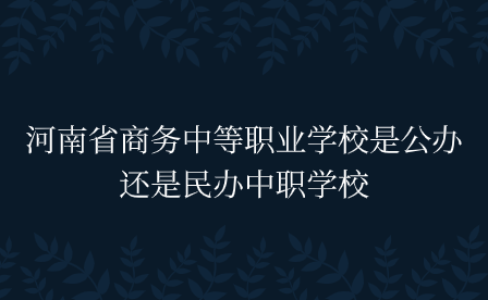 河南省商務(wù)中等職業(yè)學(xué)校